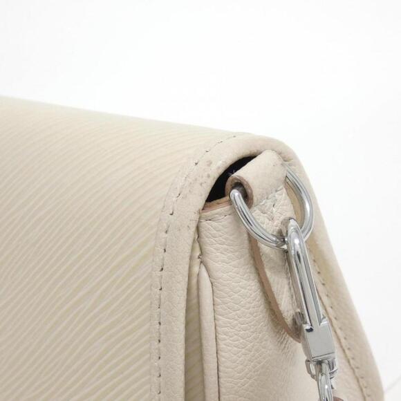 LOUIS VUITTON Cream Leather Shoulder Bag - Picture 7 of 10